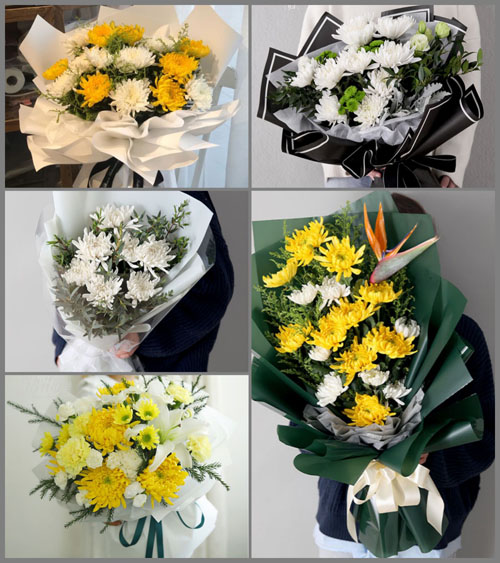 广东梅州市五华县龙村镇榕溪村白事花束代送